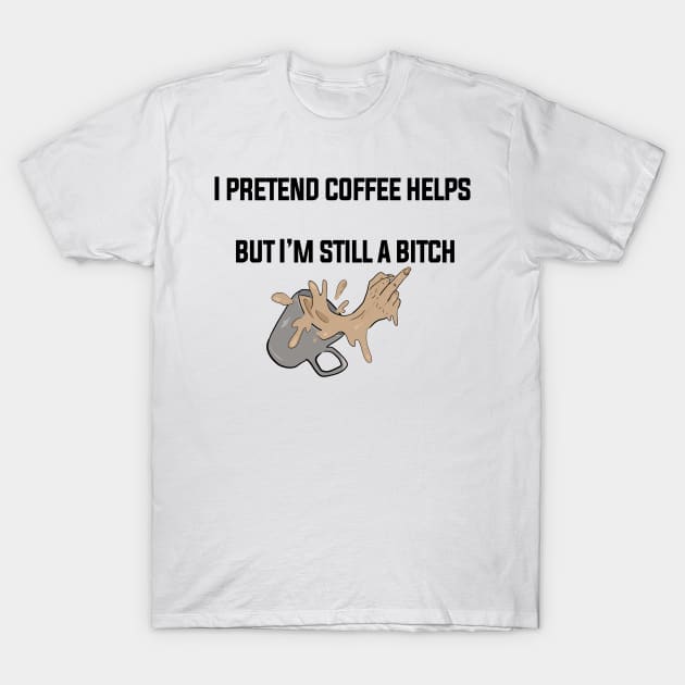 Coffee biatx T-Shirt by ElectricDreamz